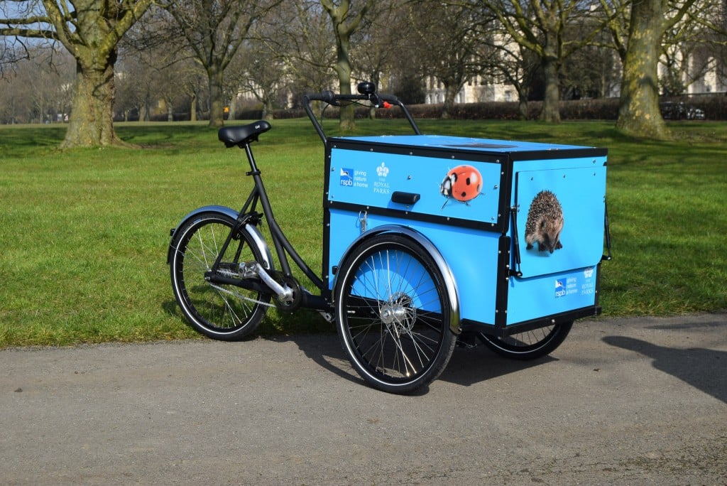 RSPC Information Point cargo bike