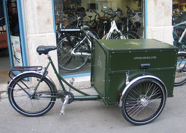 Christiania Post box Branded Green frame