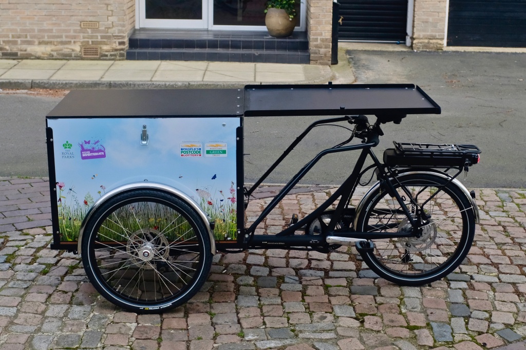 christiania market stall electric cargo bike