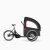 Matt black Christiania Classic MidDrive cargo bike with XL bugatti hood
