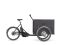 Black Christiania PostBox MidDrive cargo bike
