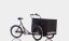 Black Christiania cargo bike with Post Box comparment