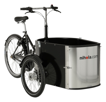 A Nihola Dog cargo bike