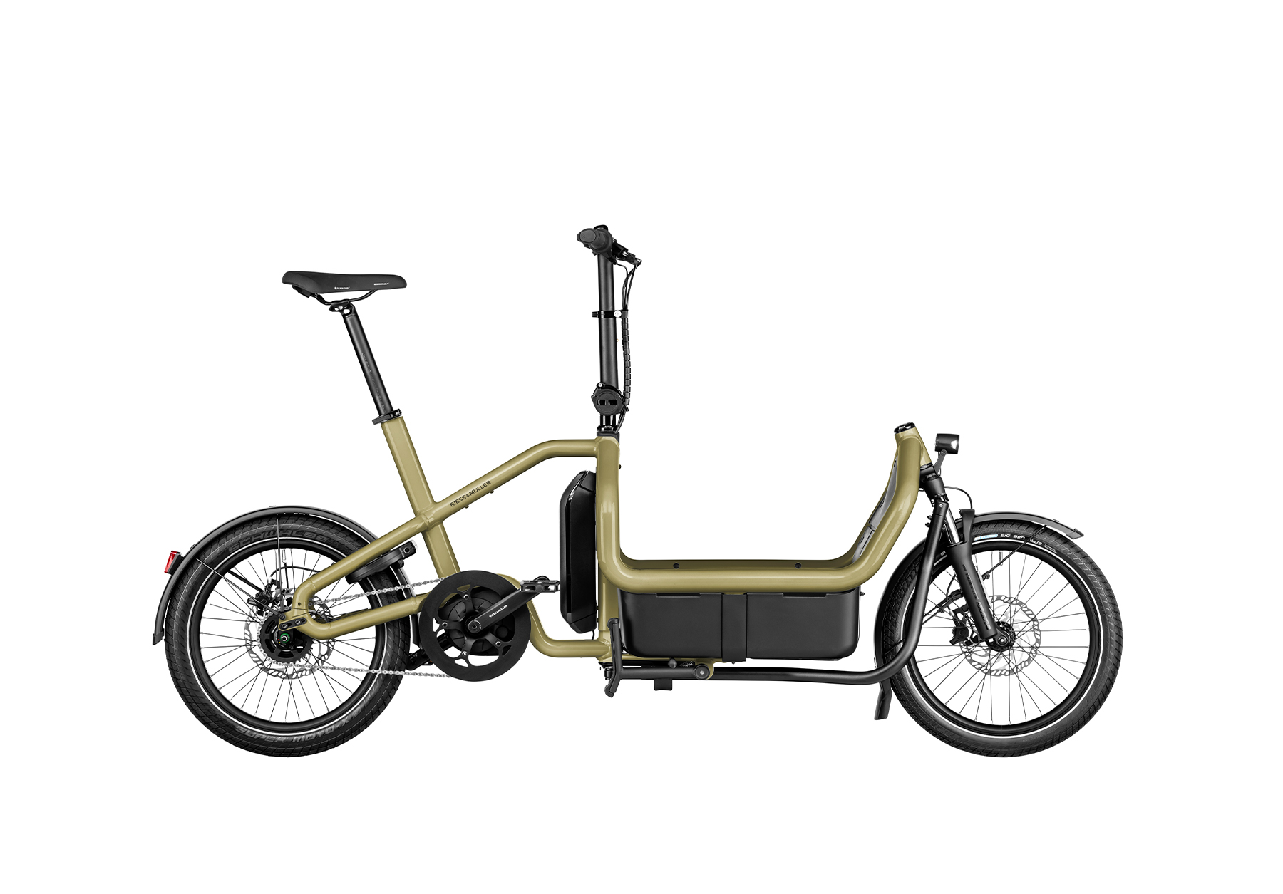 Anise coloured Riese and Muller Carrie City cargo bike
