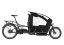  A grey Riese and Muller Load4 75 Vario cargo bike with child cover