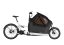 A white Riese and Muller Packster2 70 CT Vario cargo bike with Buggy 