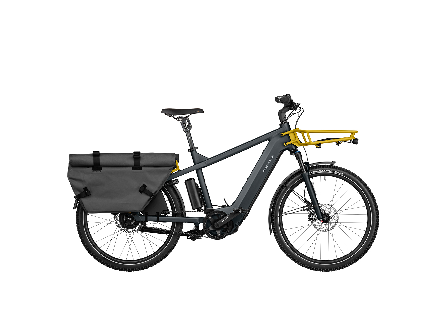 A urbangrey Riese and Muller Multicharger2 GT Vario cargo bike
