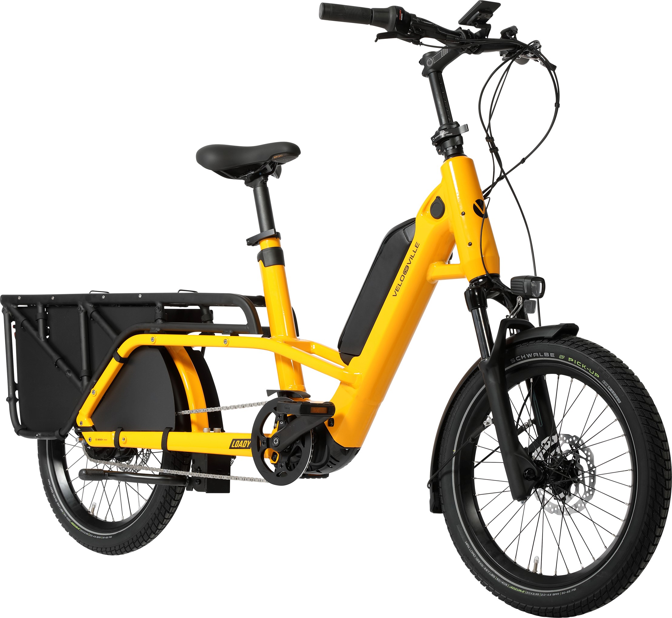 Melon Yellow Velo De Ville Loady cargo bike
