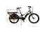 A black Yuba Kombi e6 cargo bike