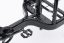 Close up of the frame of a Black Bullitt cargo bike