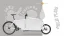 Showcase of the Milk Plus colour (white) of the Bullitt cargo bike