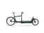 Side view of a Race (dark green) coloured Bullitt cargo bike