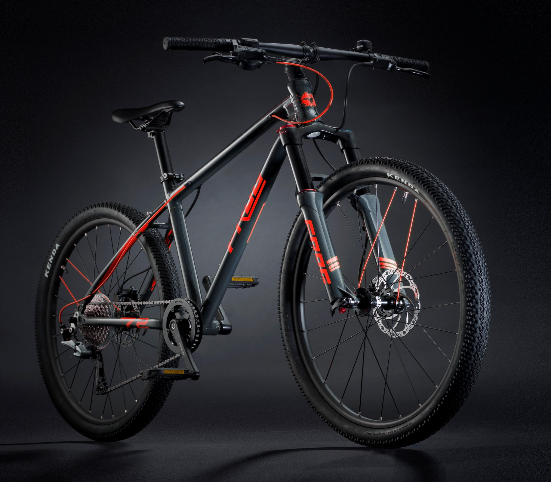 Neon Red Frog Mountain 72