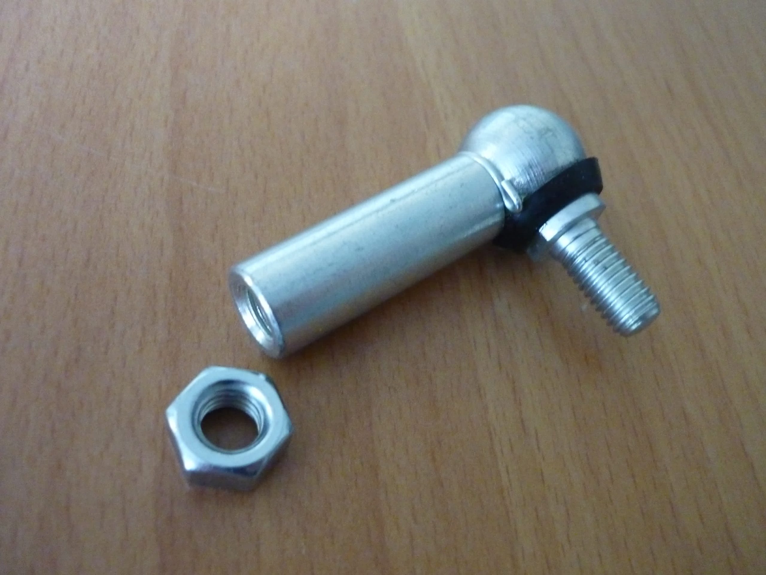 Bakfiets ball joint long M8 for Steerer rod