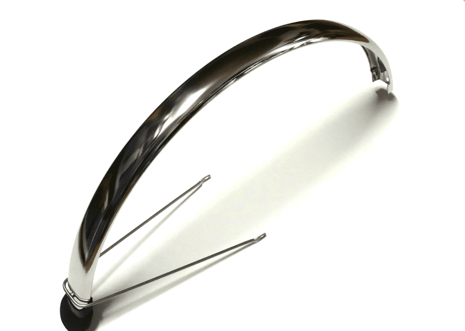 Bakfiets Chrome rear mudguard 26"