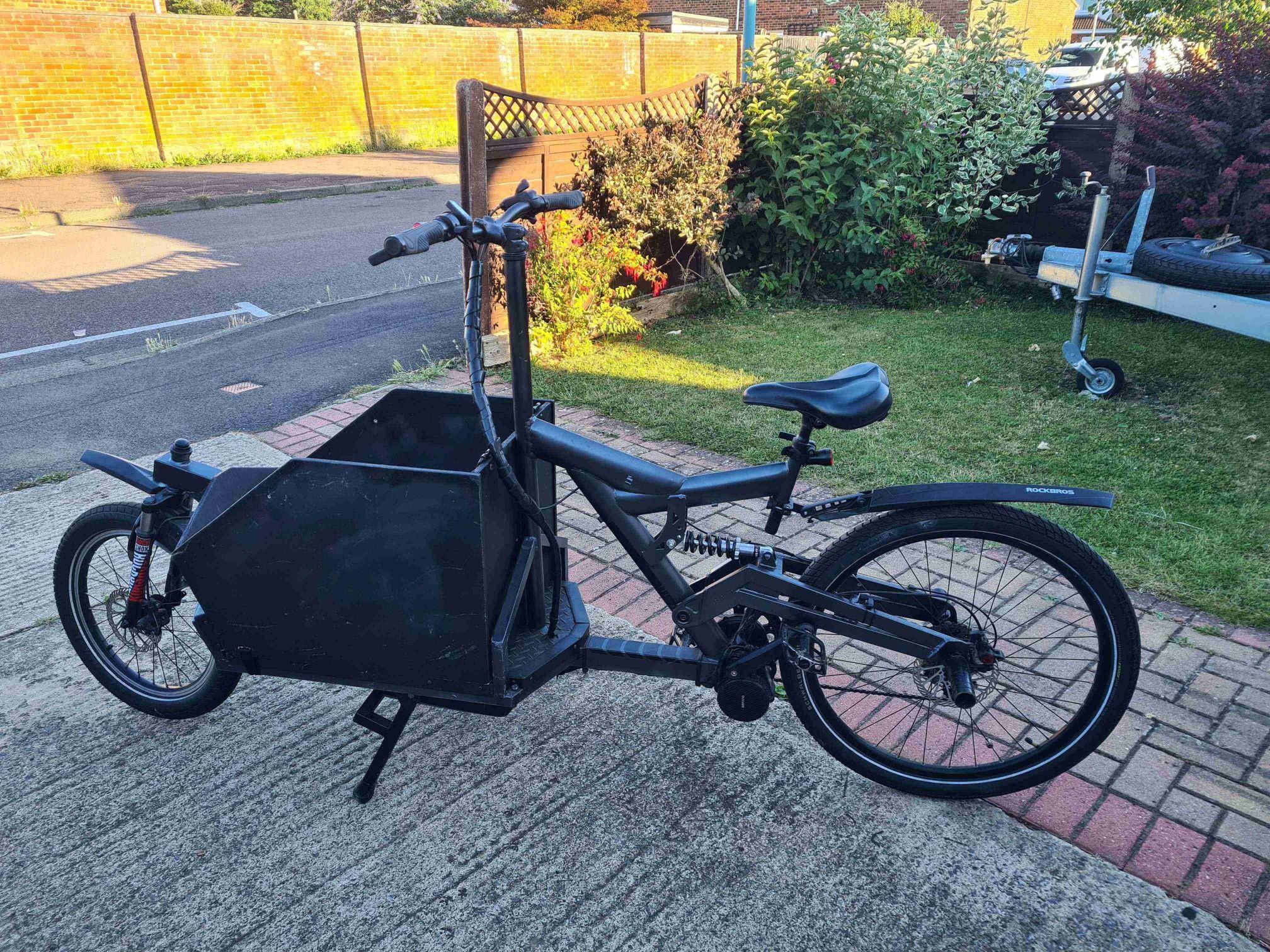 Full suspension Electric Cargo Bike