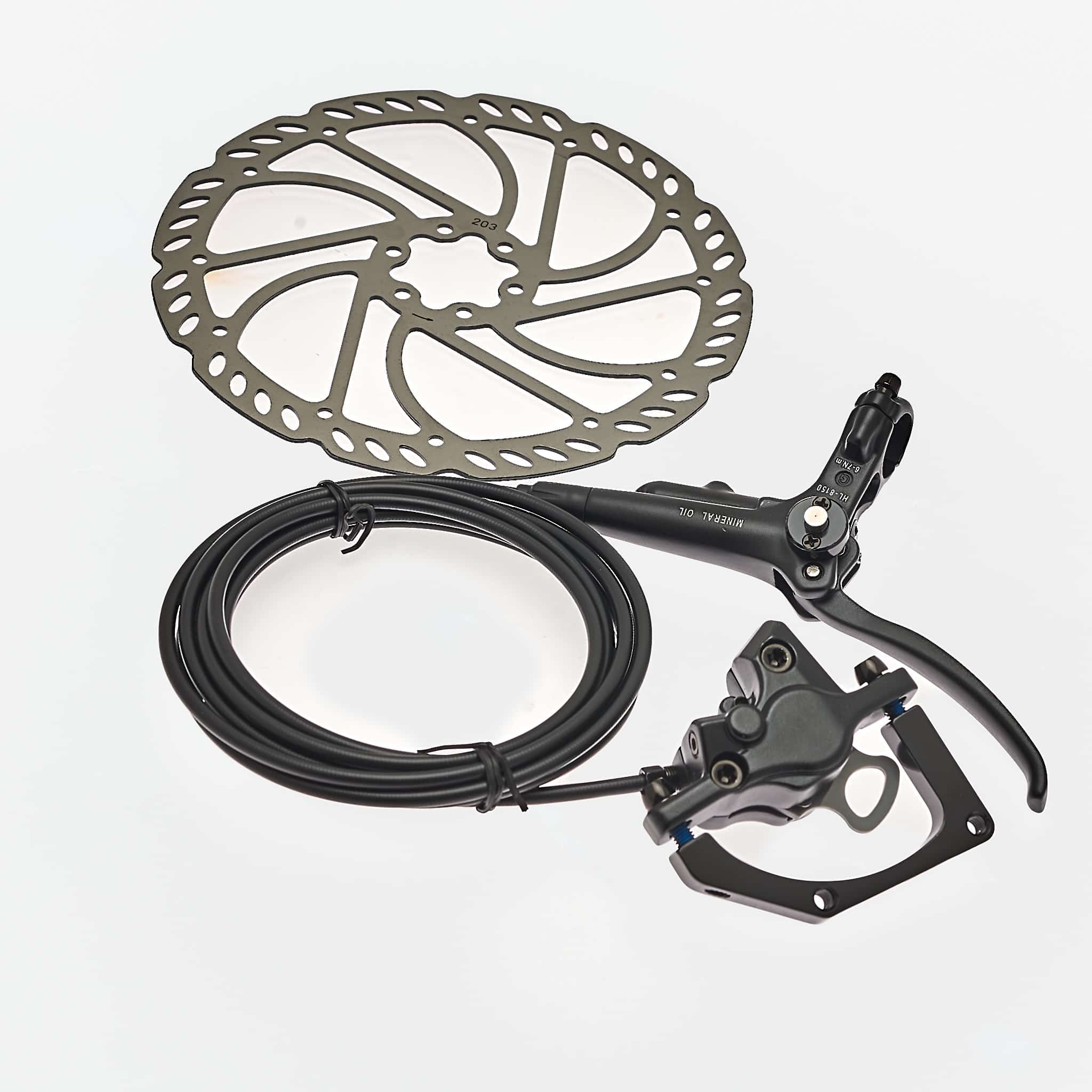 Lintech rear brake complete with a 203 mm rotor – Rear (Christiania post 2023)