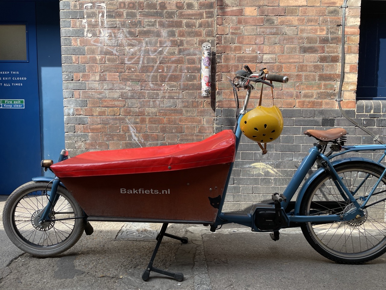 Bakfiets Long, Shimano Steps, blue